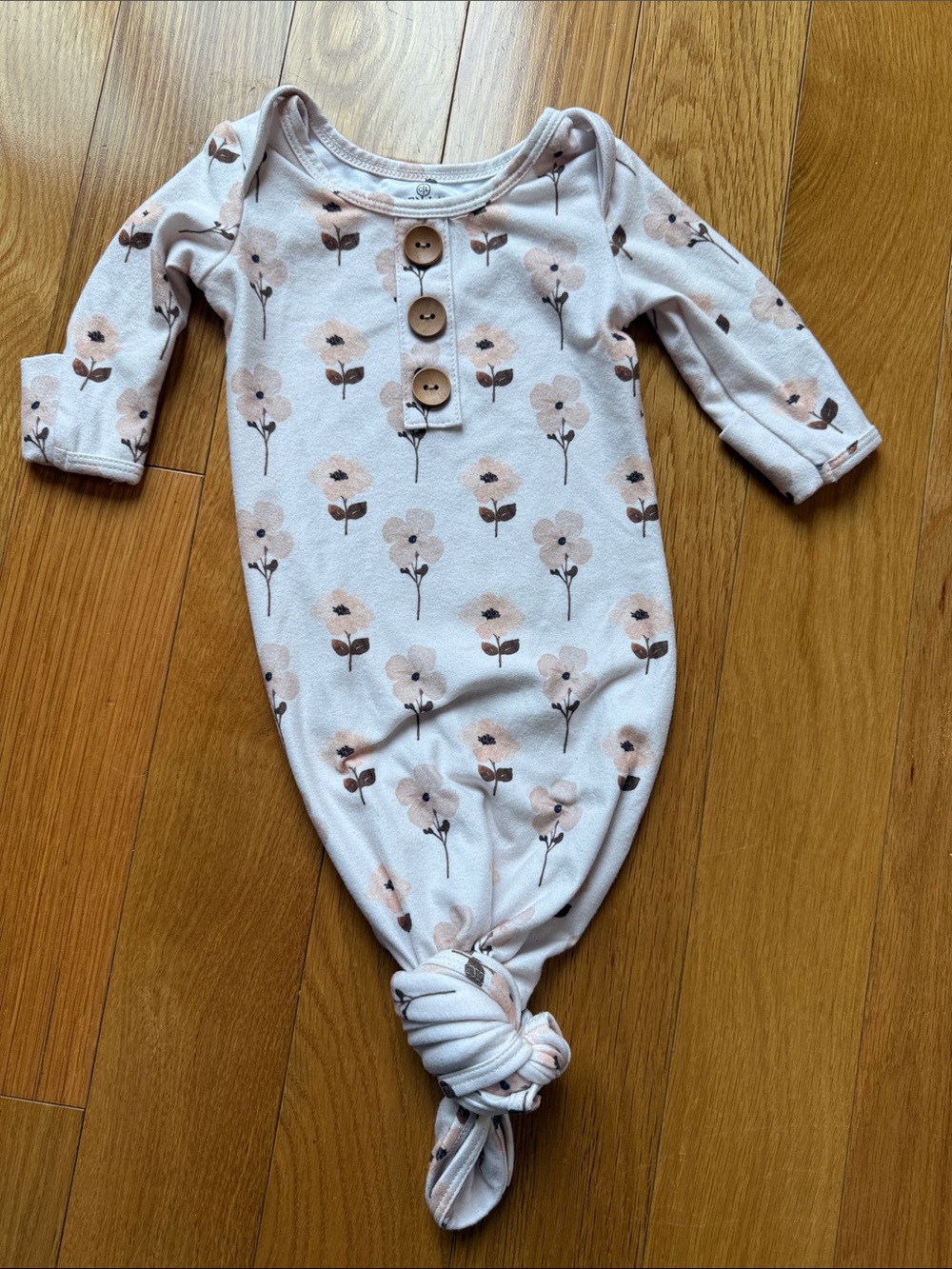 Caden Lane Newborn Gown Floral